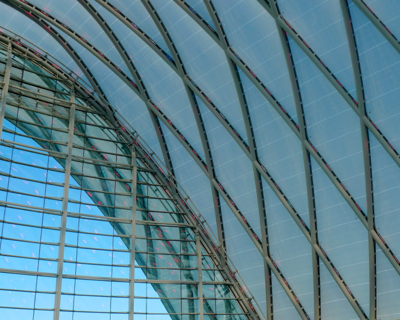 Illustration for article titled A Tour of the Futuristic Roof on California's High-Speed Rail Station